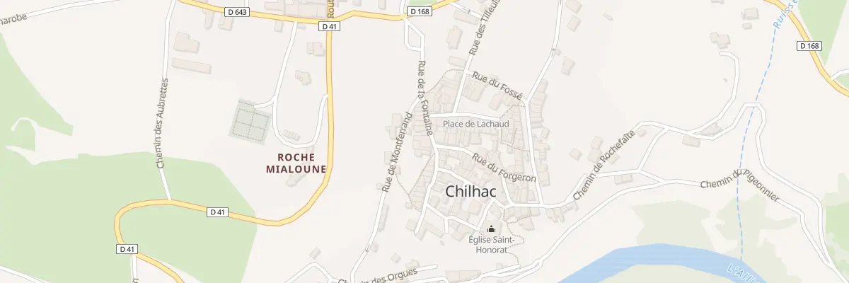 Plan du 5050 Le Bourg à Chilhac