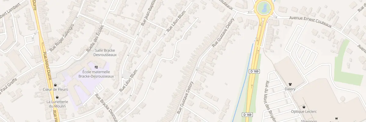 Plan du 153 Rue Gustave Delory à Saint-Amand-les-Eaux