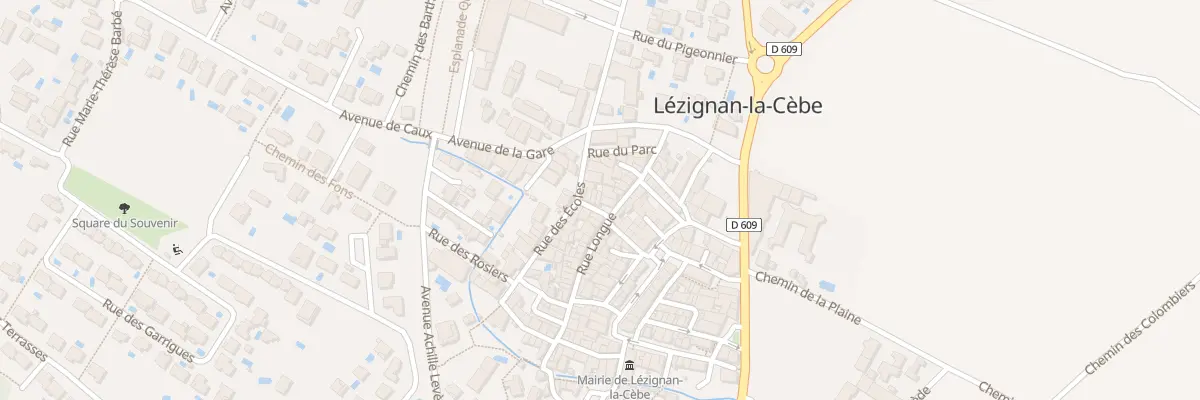 Plan du 10 Rue des Anciennes Ecoles à Lézignan-la-Cèbe