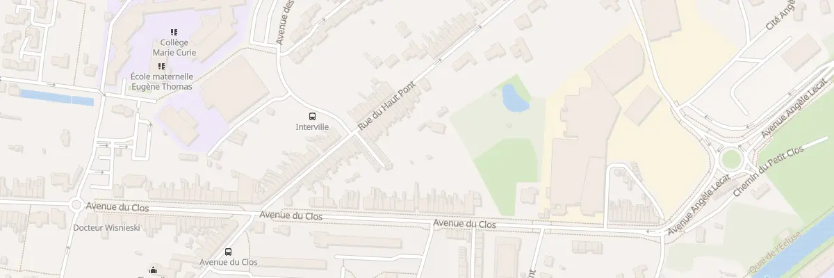 Plan du 44 Rue du Haut Pont à Saint-Amand-les-Eaux