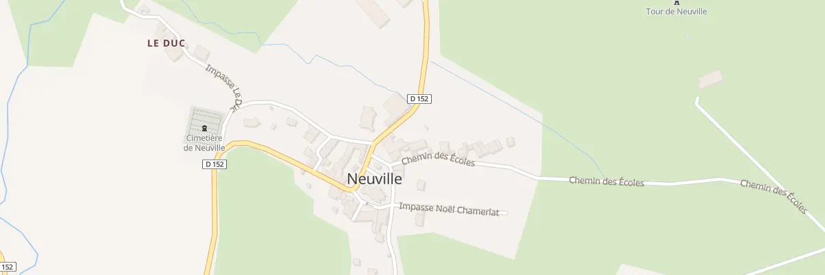 Plan du 5234 Bourg de Neuville à Neuville
