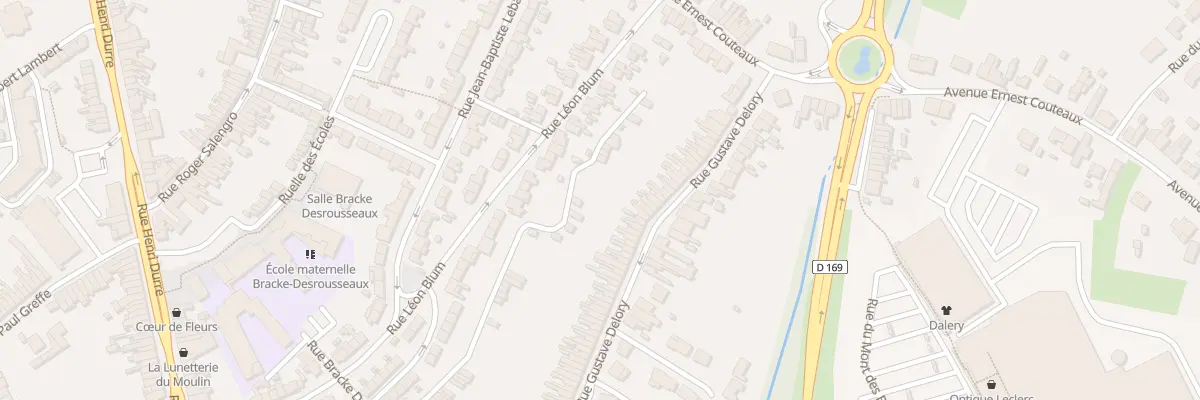 Plan du 163 Rue Gustave Delory à Saint-Amand-les-Eaux