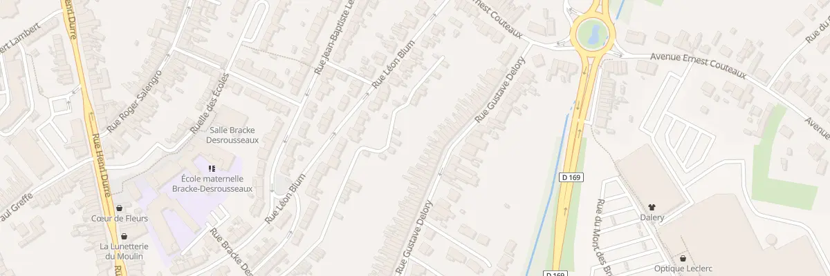 Plan du 161 Rue Gustave Delory à Saint-Amand-les-Eaux