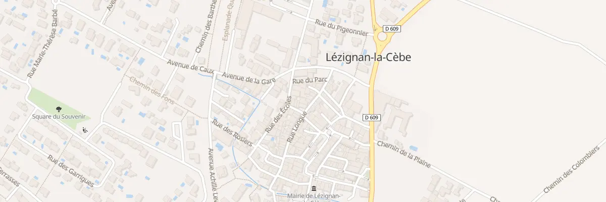Plan du 31 Rue Longue à Lézignan-la-Cèbe
