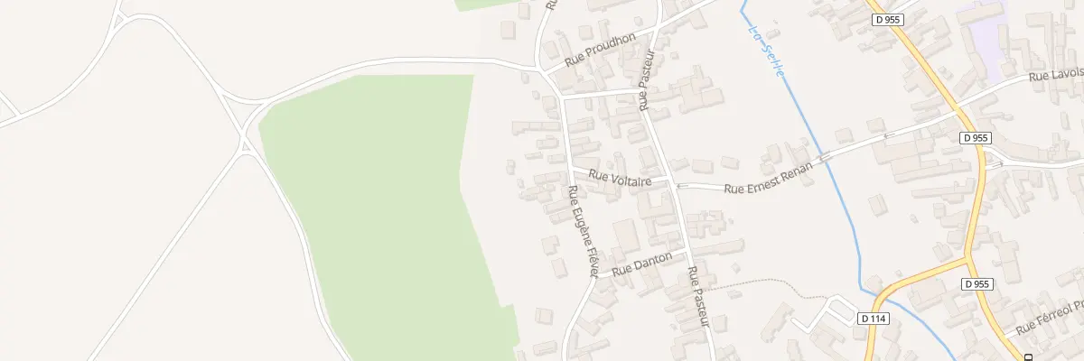 Plan du 15 Rue Eugène Fievet à Saulzoir