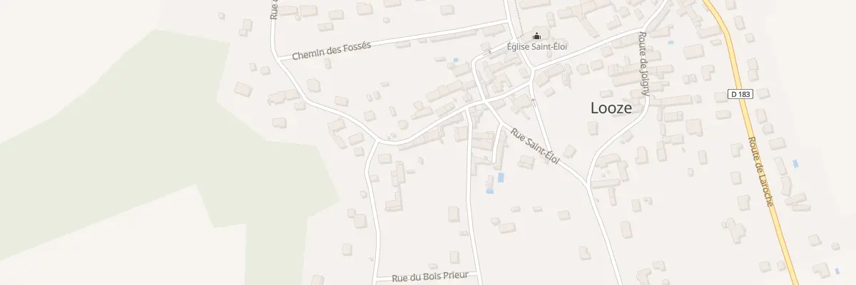 Plan du 15 Gr Grande Rue à Looze