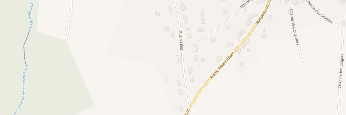 Plan du 5 Rue du Riez à Versigny