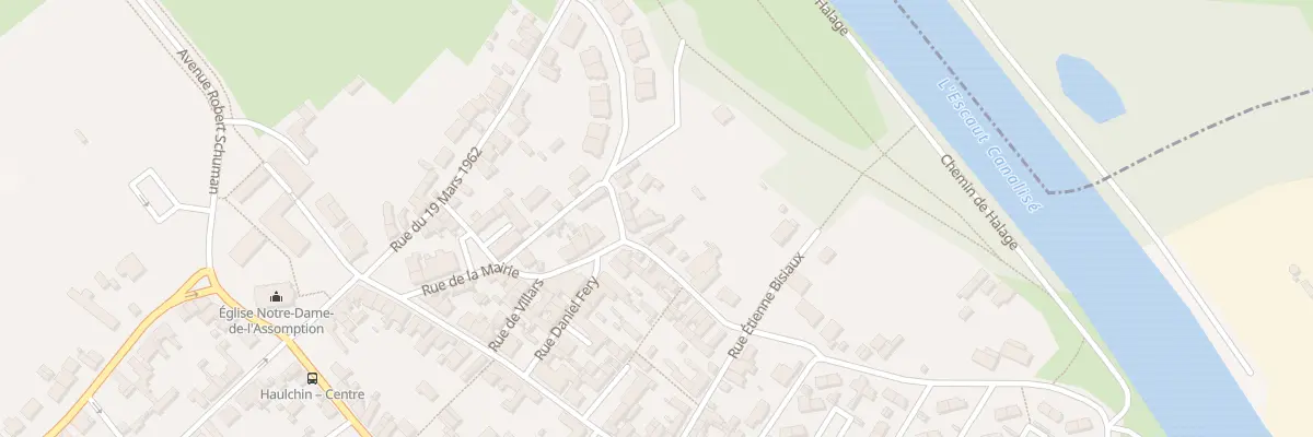 Plan du 12 Rue Jean Jaures à Haulchin