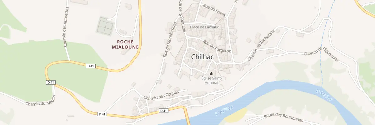 Plan du 5172 Le Bourg à Chilhac
