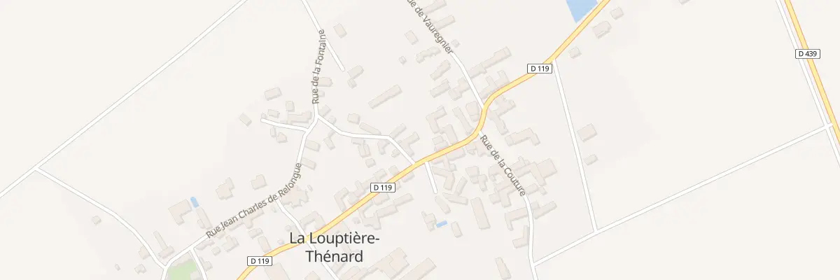 Plan du 22 Rue Thenard à La Louptière-Thénard