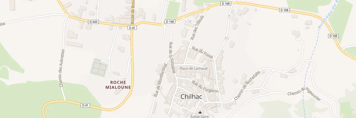 Plan du 5045 Le Bourg à Chilhac