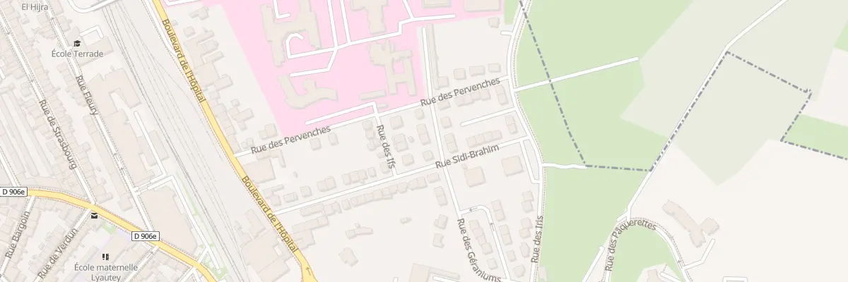 Plan du 21 Rue des Géraniums à Vichy