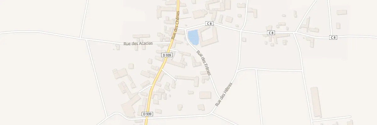 Plan du 2 Rue des Frênes à Perceneige