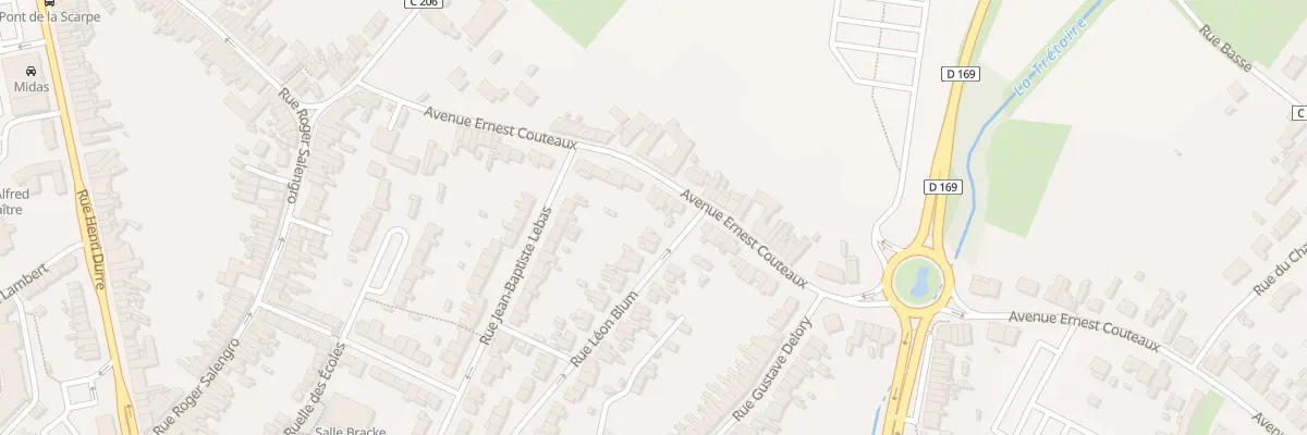Plan du 224 Av Ernest Couteaux à Saint-Amand-les-Eaux