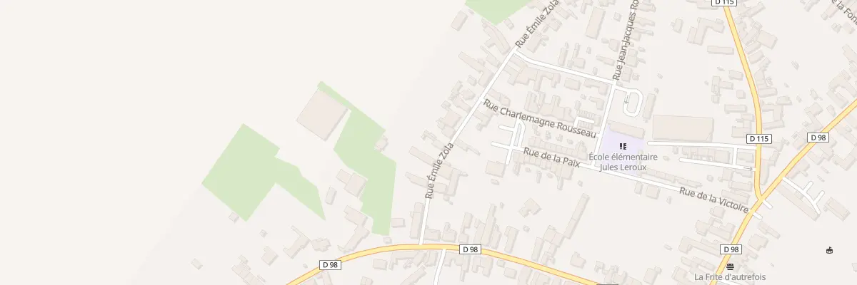 Plan du 9 Rue Emile Zola à Bertry