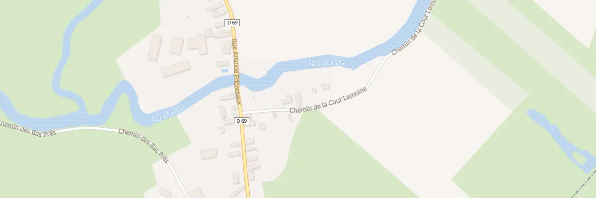 Plan du 3 Che de la Cour Lemoine à Anguilcourt-le-Sart