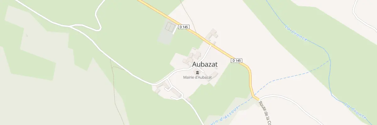 Plan du 5002 Le Bourg à Aubazat