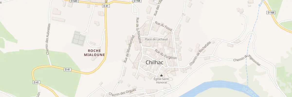 Plan du 5118 Le Bourg à Chilhac