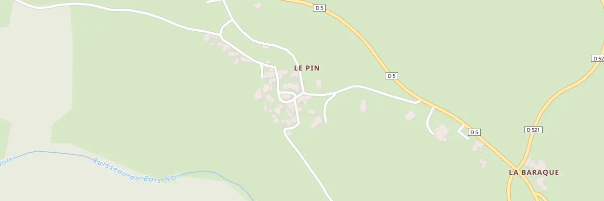 Plan du 5053 Le Pin à Saint-Hilaire