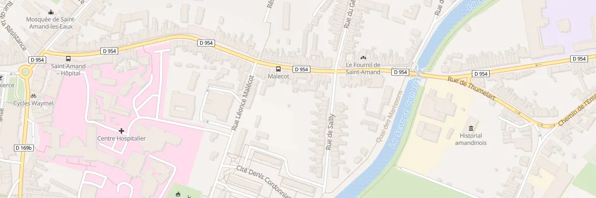 Plan du 90 Rue Louise de Bettignies à Saint-Amand-les-Eaux