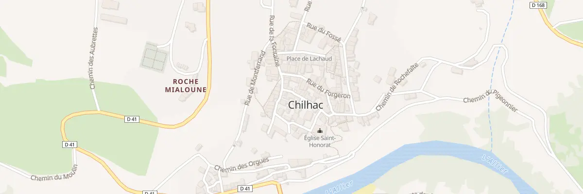 Plan du 5094 Le Bourg à Chilhac