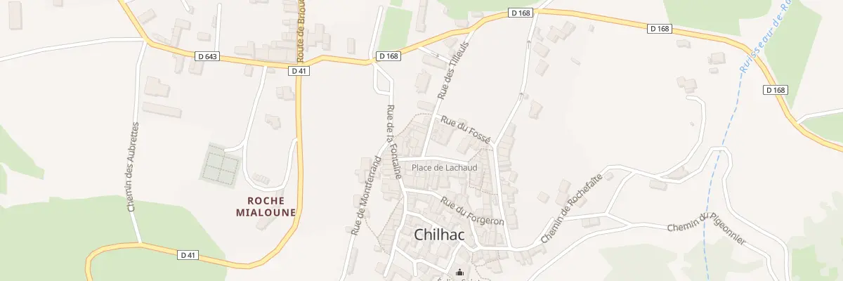 Plan du 5047 Le Bourg à Chilhac