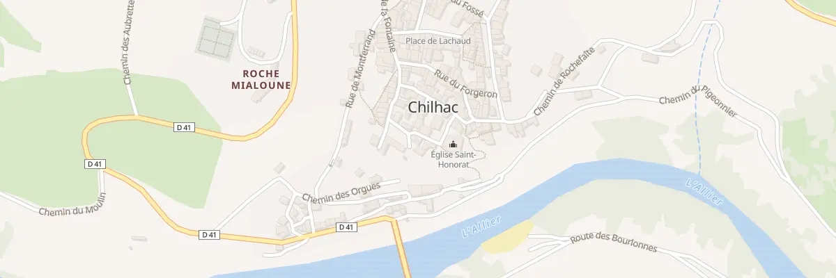 Plan du 5083 Le Bourg à Chilhac