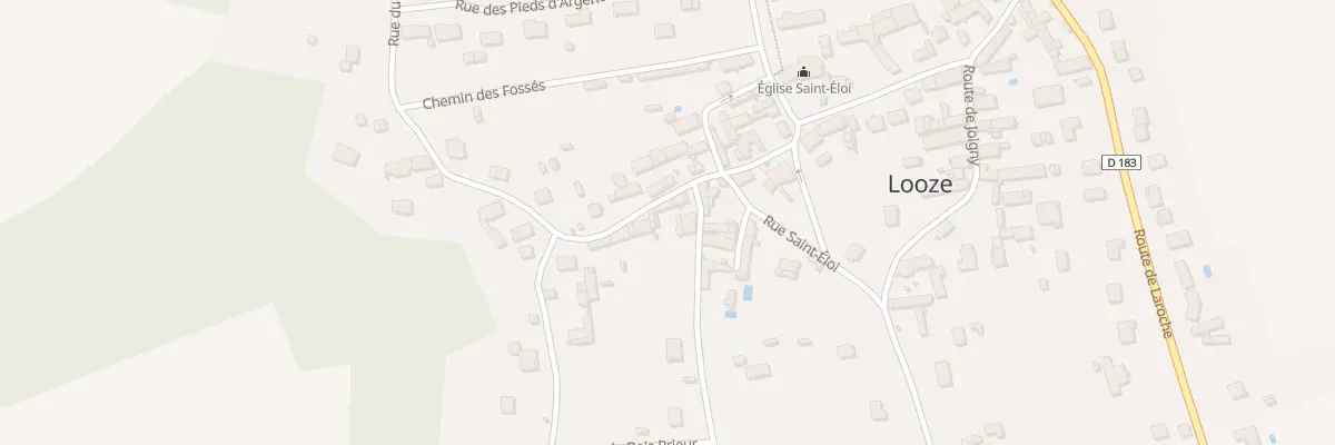 Plan du 13 Gr Grande Rue à Looze