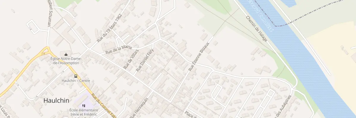 Plan du 7 Rue Jean Jaures à Haulchin