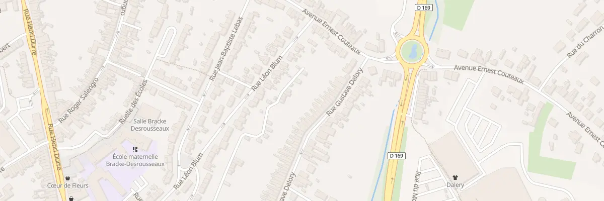Plan du 181 Rue Gustave Delory à Saint-Amand-les-Eaux