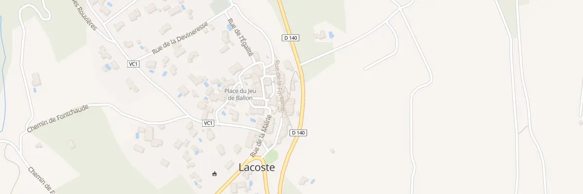 Plan du 5008 Le Village à Lacoste