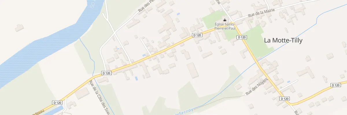 Plan du 13 Rue du Château à La Motte-Tilly
