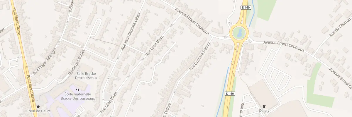 Plan du 185 Rue Gustave Delory à Saint-Amand-les-Eaux