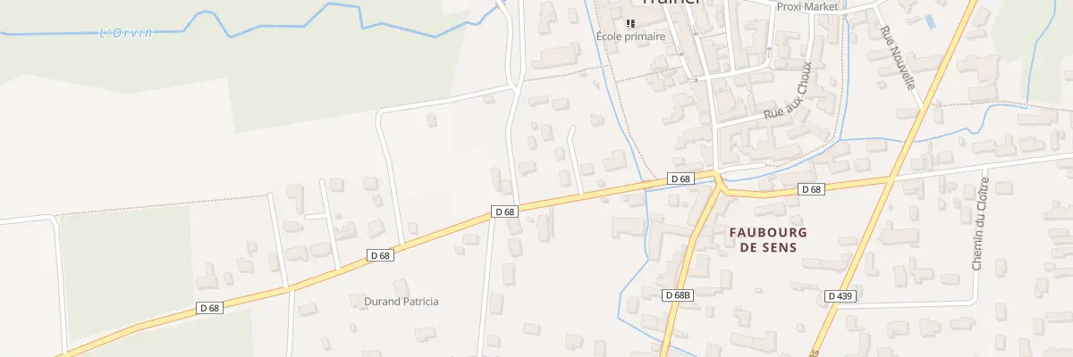 Plan du 4B Rte de Fontaine-fourches à Traînel