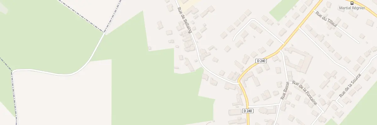 Plan du 8 Rue de Bellaing à Oisy