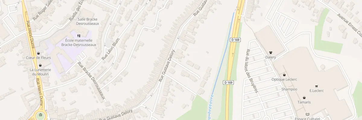 Plan du 74 Rue Gustave Delory à Saint-Amand-les-Eaux