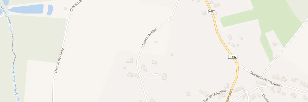 Plan du 3 Che des Sablons à Versigny