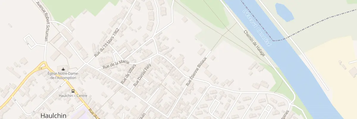 Plan du 16 Rue Jean Jaures à Haulchin
