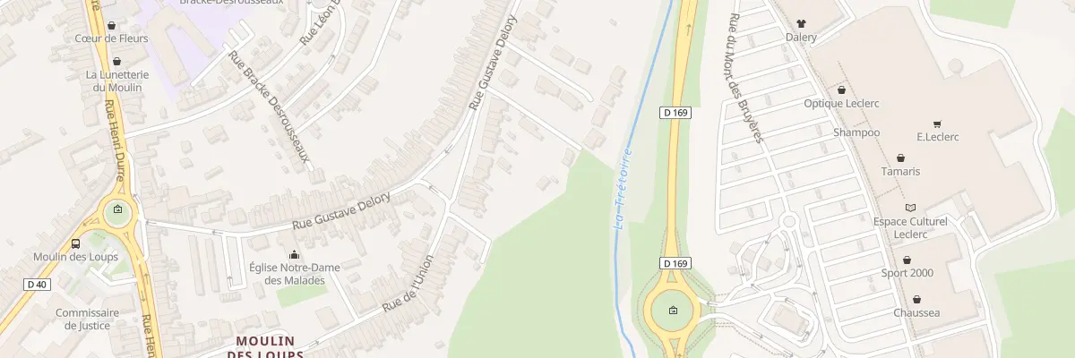 Plan du 48 Rue Gustave Delory à Saint-Amand-les-Eaux