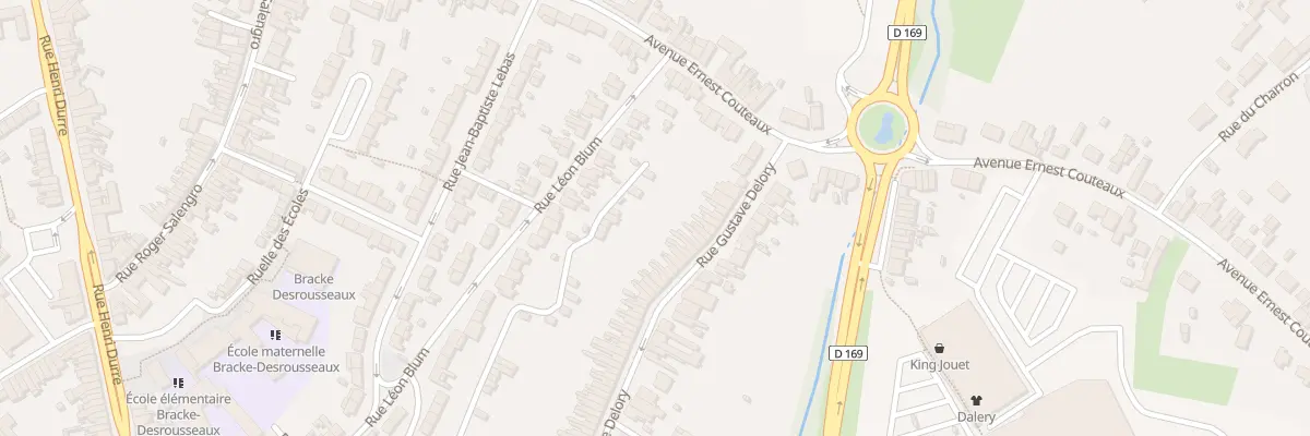Plan du 189 Rue Gustave Delory à Saint-Amand-les-Eaux