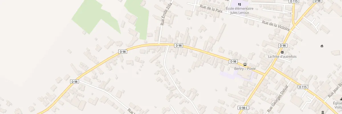 Plan du 21 Rue Delory à Bertry
