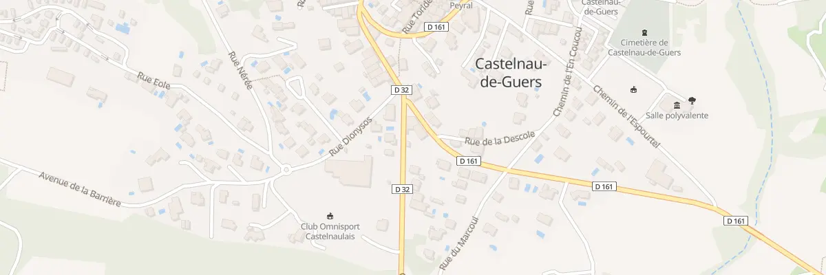 Plan du 13 Av de Florensac à Castelnau-de-Guers