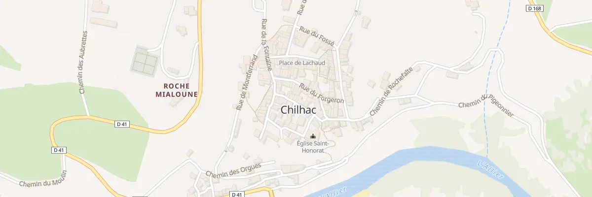 Plan du 5150 Le Bourg à Chilhac