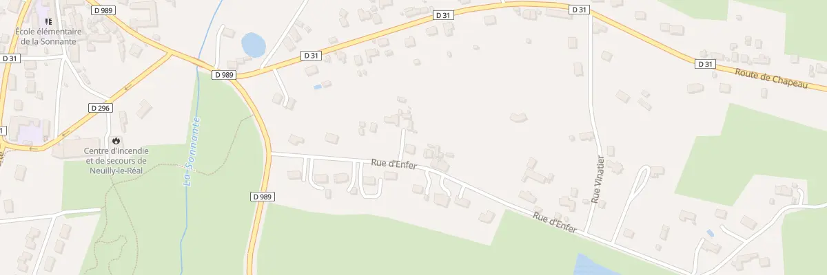 Plan du 5226A Rue d’Enfer à Neuilly-le-Réal