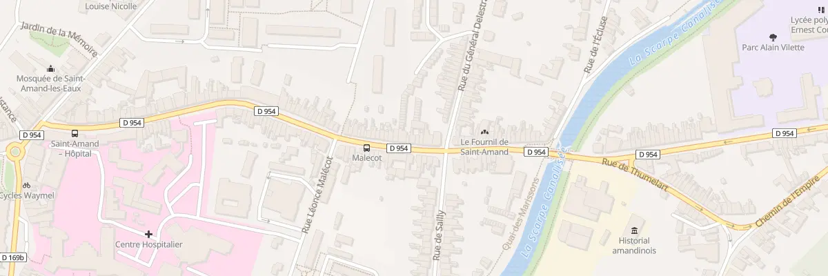 Plan du 125 Rue Louise de Bettignies à Saint-Amand-les-Eaux