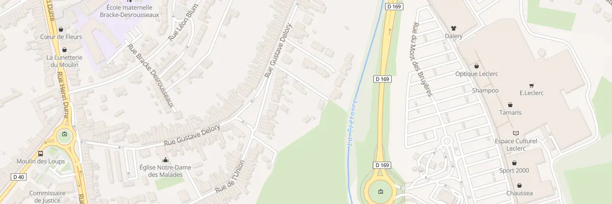 Plan du 54 Rue Gustave Delory à Saint-Amand-les-Eaux