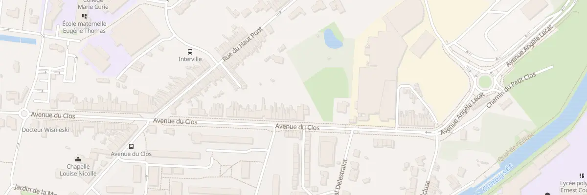 Plan du 83 Av du Clos à Saint-Amand-les-Eaux