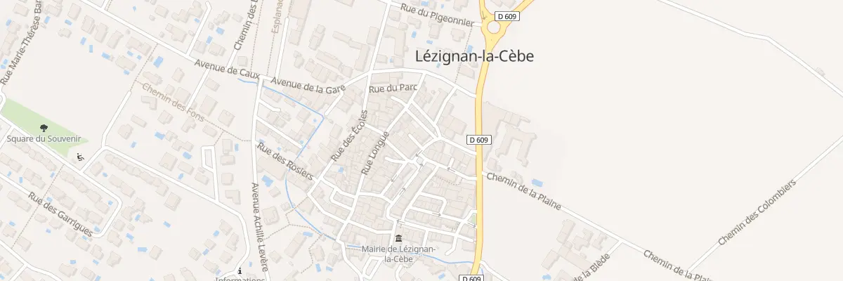 Plan du 3 Pl de la Croix de la Mission à Lézignan-la-Cèbe