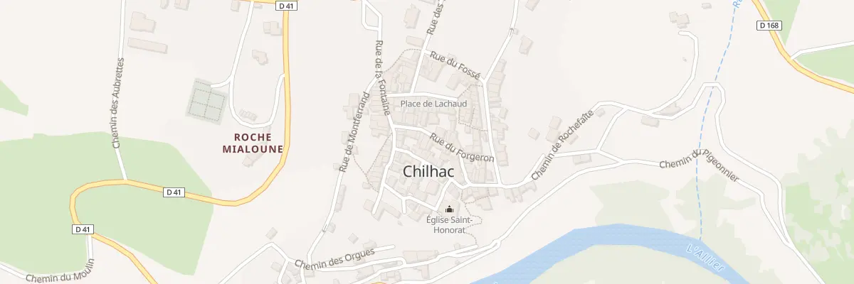 Plan du 5120 Le Bourg à Chilhac