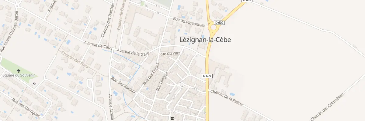 Plan du 6 Rue du Figaro à Lézignan-la-Cèbe
